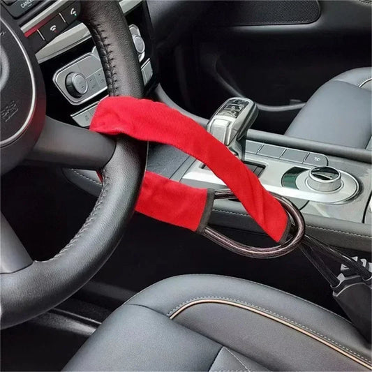 Universal Steering Wheel Lock with Seatbelt Protection