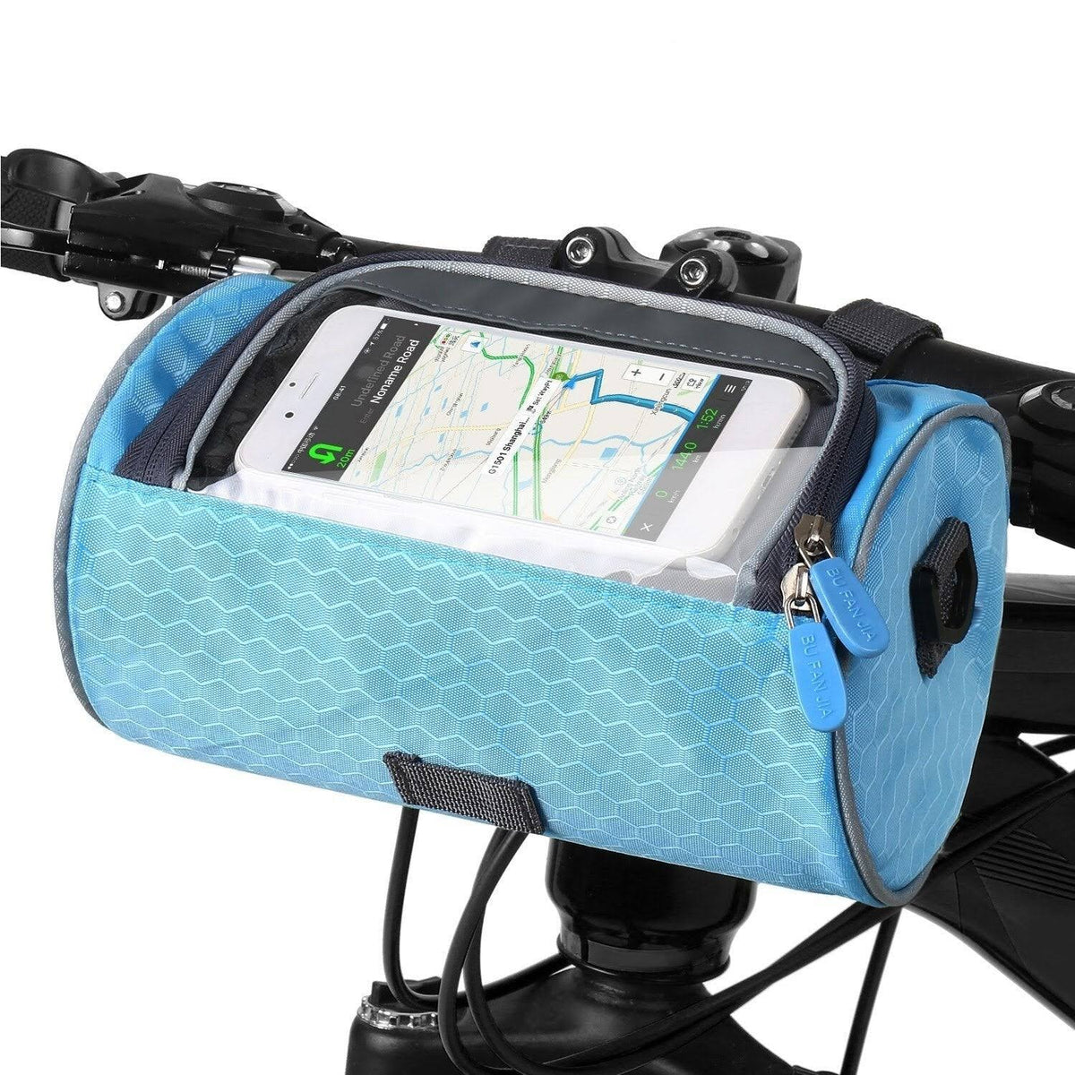 Universal Waterproof Bicycle Handlebar Bag with Phone Window