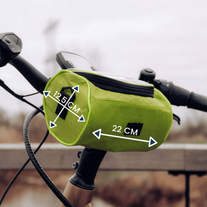 Universal Waterproof Bicycle Handlebar Bag with Phone Window