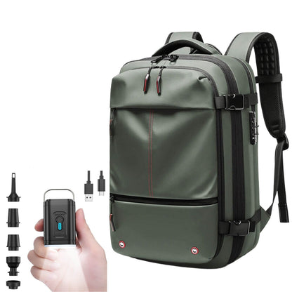 VacuPro Compression Travel Backpack with Built In Vacuum System