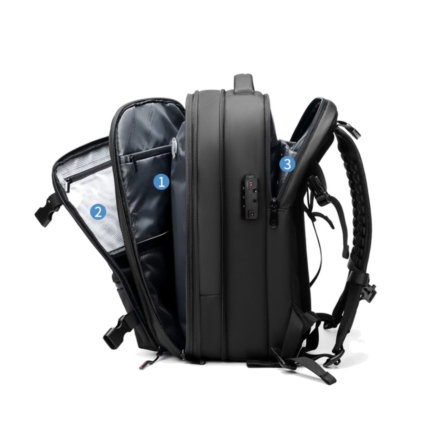 VacuPro Compression Travel Backpack with Built In Vacuum System