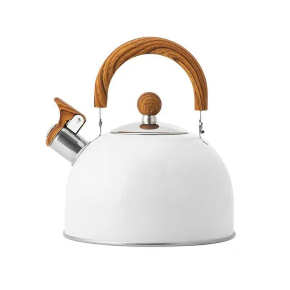 Velvettle Stainless Steel Whistling Kettle with Fast Boil and 3L Capacity
