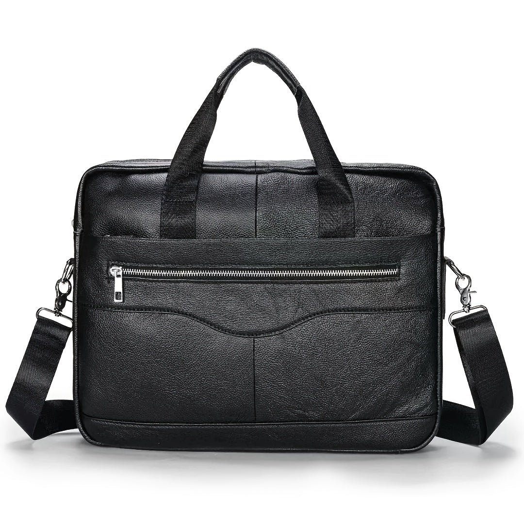 Ventolini Genuine Leather Men's Shoulder Bag Adjustable Crossbody