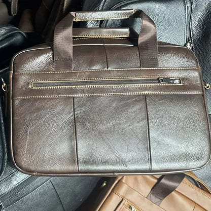 Ventolini Genuine Leather Men's Shoulder Bag Adjustable Crossbody