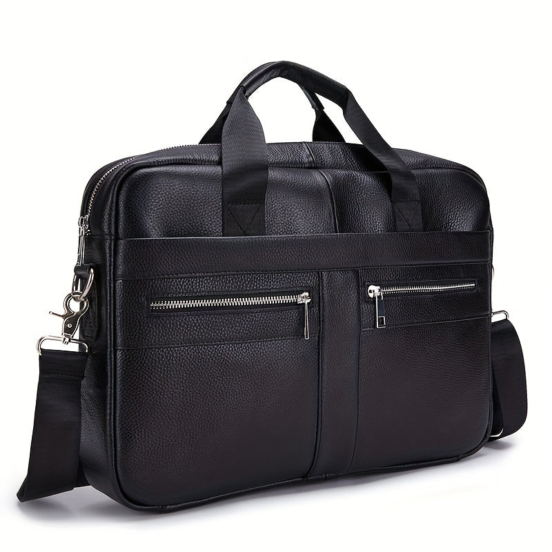Ventolini Genuine Leather Men's Shoulder Bag Adjustable Crossbody