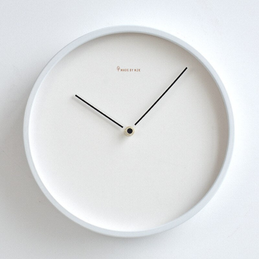Veyra Minimalist Scandinavian Wall Clock Modern Nordic Design
