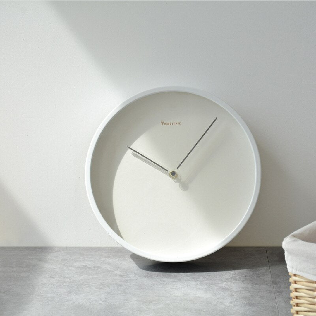Veyra Minimalist Scandinavian Wall Clock Modern Nordic Design