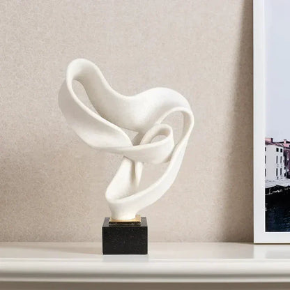 Vida Modern Resin Decorative Sculpture Elegant Home Accent