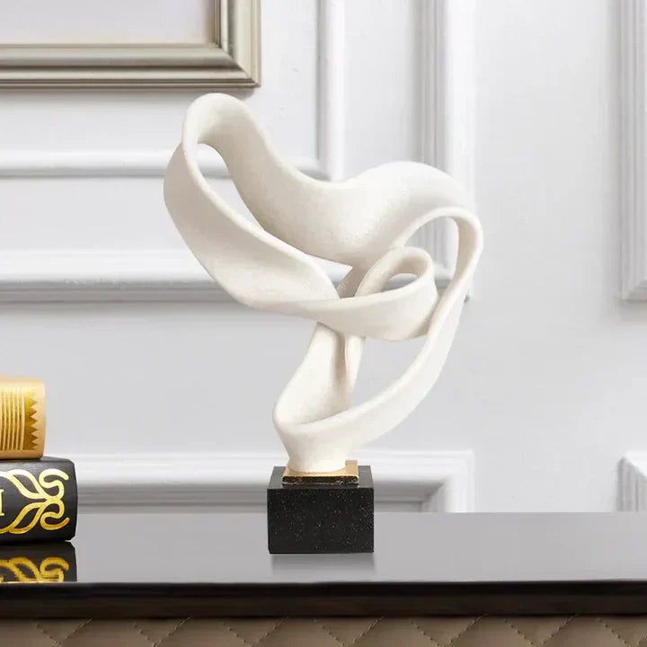 Vida Modern Resin Decorative Sculpture Elegant Home Accent