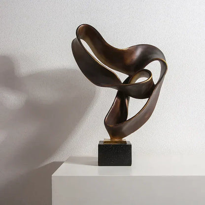 Vida Modern Resin Decorative Sculpture Elegant Home Accent