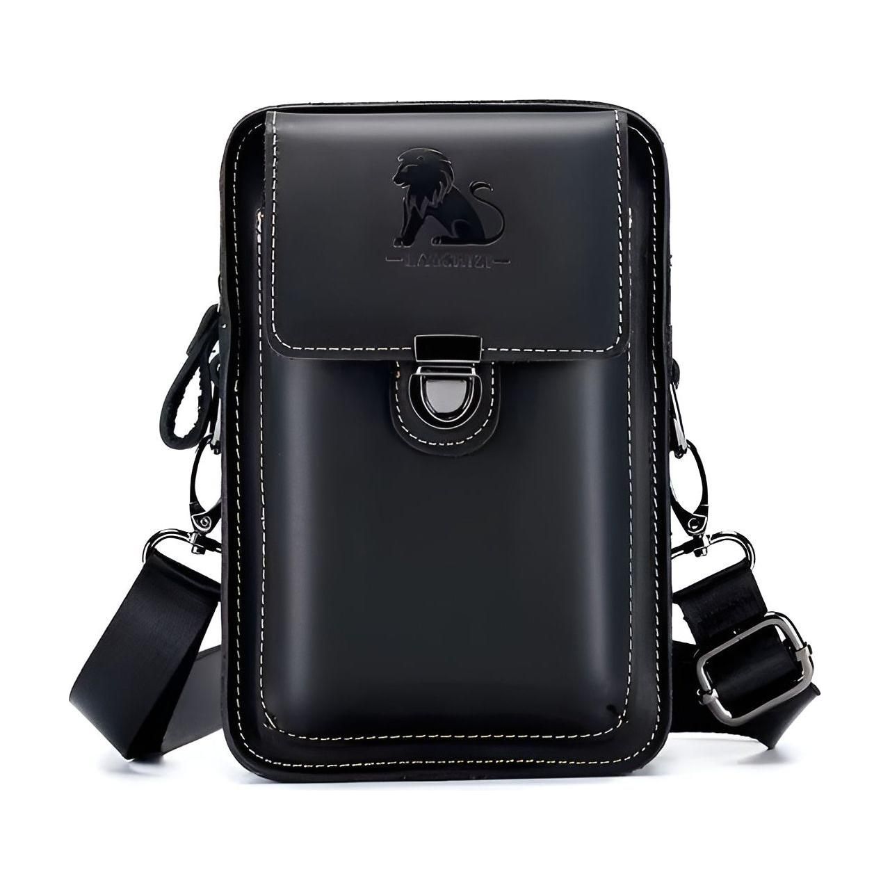 Vidal Men's Leather Waist Bag Multi Pocket Crossbody