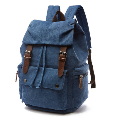 Vintage Canvas Backpack Large Capacity Everyday Rucksack
