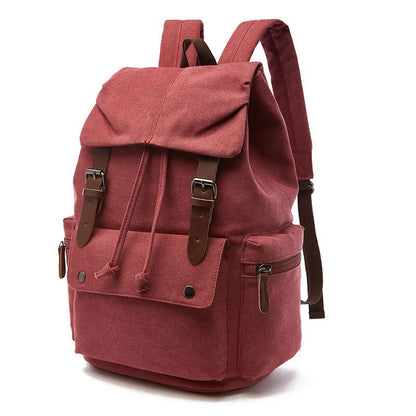 Vintage Canvas Backpack Large Capacity Everyday Rucksack