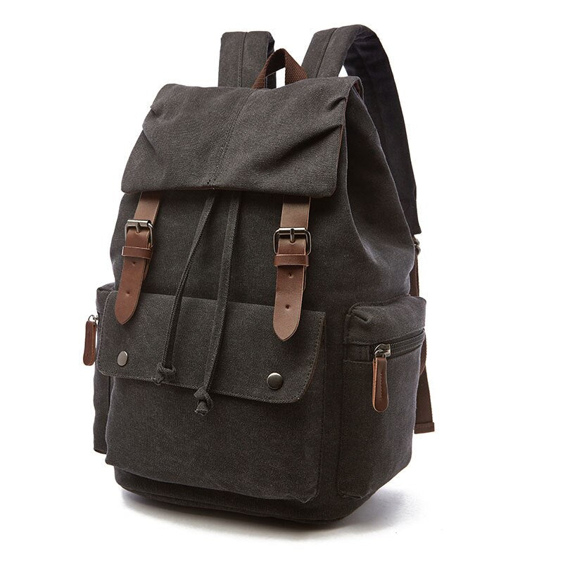 Vintage Canvas Backpack Large Capacity Everyday Rucksack