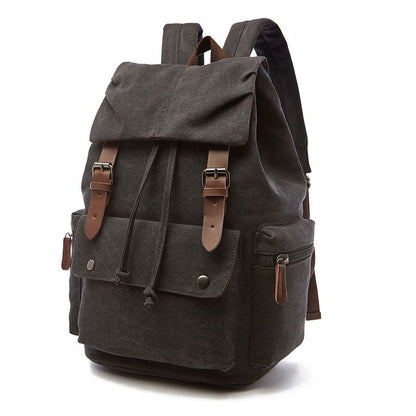 Vintage Canvas Backpack Large Capacity Everyday Rucksack