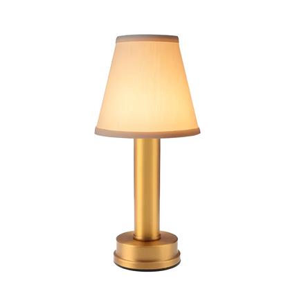 Vintage Flare Dimmable Table Lamp with Fabric Shade