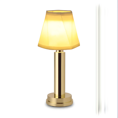 Vintage Flare Dimmable Table Lamp with Fabric Shade