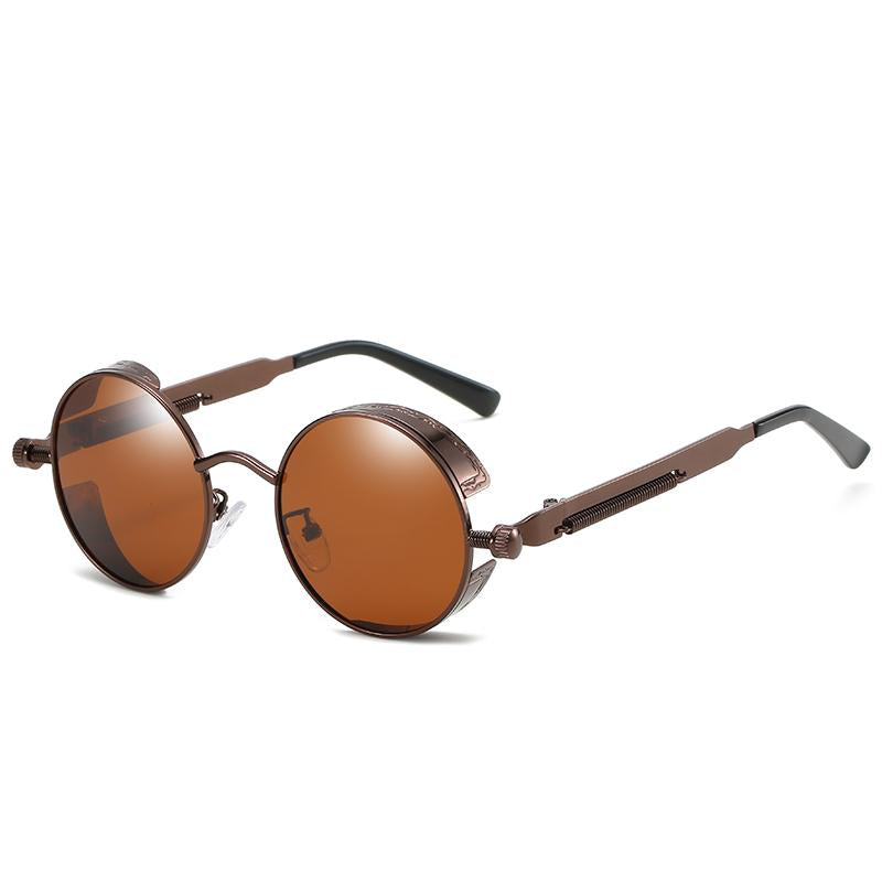 Vintage Polarised Sunglasses with Alloy Frame and UV400 Lenses