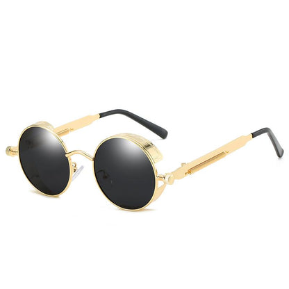 Vintage Polarised Sunglasses with Alloy Frame and UV400 Lenses