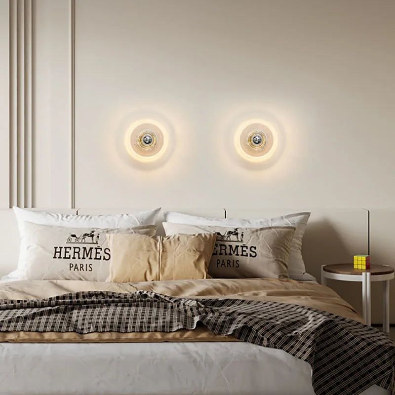 Vitra Vintage Glass Wall Light with Hand-Blown Glass and Iron Frame