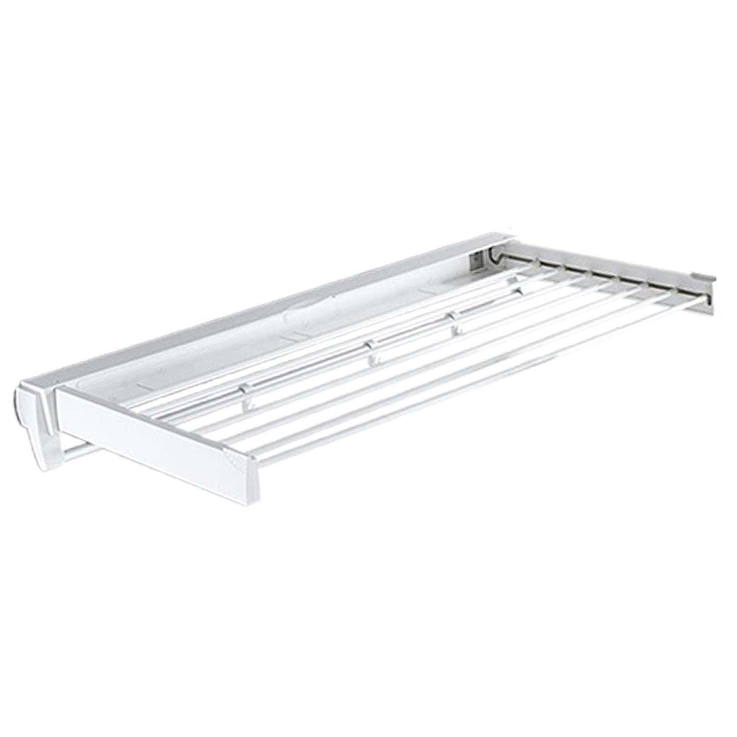 Wall Mounted Folding Clothes Drying Rack Space Saving Laundry Organizer