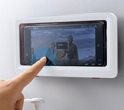 Wall-Mounted Shower Phone Holder with Self-Adhesive Mount