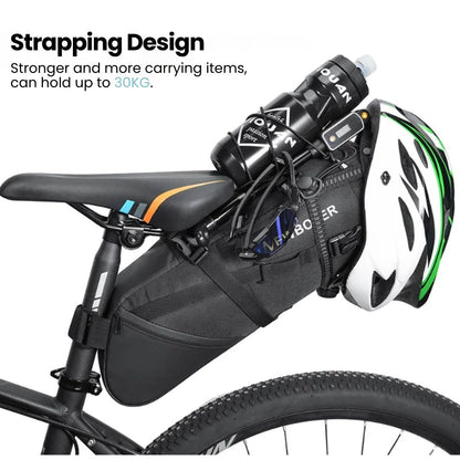 Waterproof Bike Saddle Bag 10L Lightweight Cycling Seat Pack
