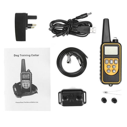 Waterproof Dog Training Collar with Remote Adjustable Training Modes Long Range Control
