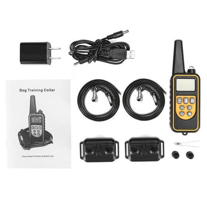 Waterproof Dog Training Collar with Remote Adjustable Training Modes Long Range Control