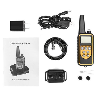 Waterproof Dog Training Collar with Remote Adjustable Training Modes Long Range Control