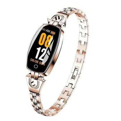 Waterproof Fitness Tracker Smart Bracelet with Heart Rate and Activity Monitoring for Women