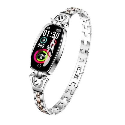 Waterproof Fitness Tracker Smart Bracelet with Heart Rate and Activity Monitoring for Women