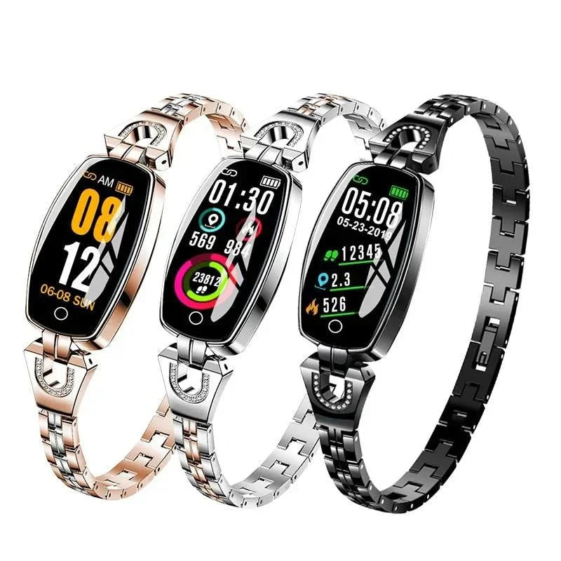 Waterproof Fitness Tracker Smart Bracelet with Heart Rate and Activity Monitoring for Women