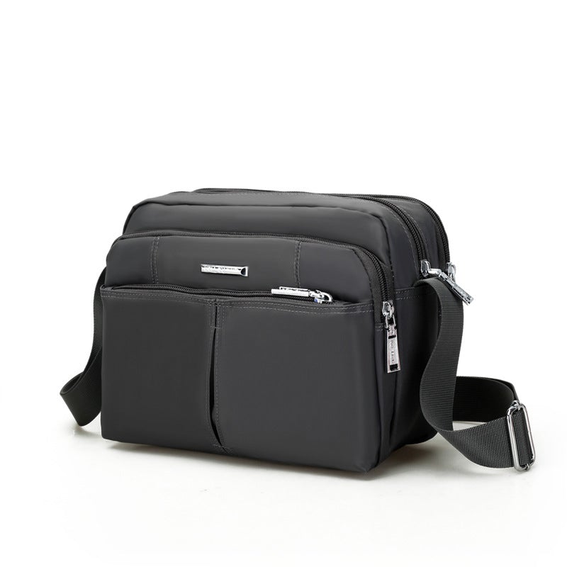 Waterproof Multi Pocket Messenger Bag with Adjustable Shoulder Strap