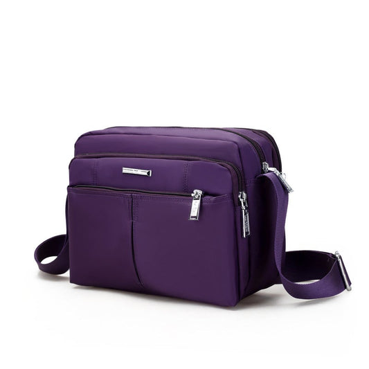 Waterproof Multi Pocket Messenger Bag with Adjustable Shoulder Strap