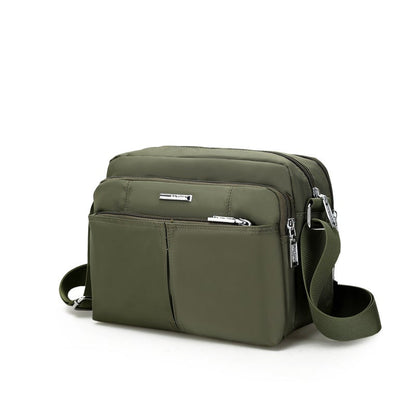 Waterproof Multi Pocket Messenger Bag with Adjustable Shoulder Strap