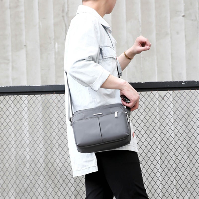 Waterproof Multi Pocket Messenger Bag with Adjustable Shoulder Strap