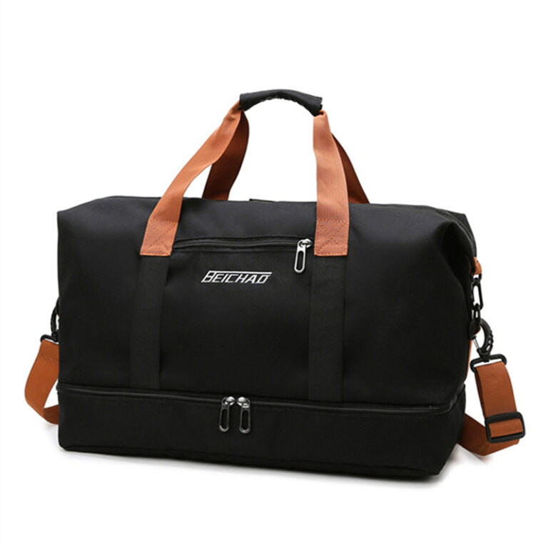 Waterproof Travel and Sports Duffel Bag Spacious Gym and Weekend Carryall