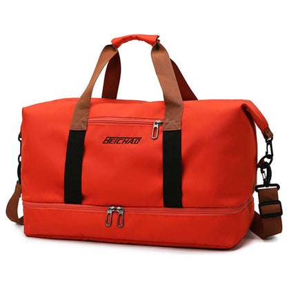 Waterproof Travel and Sports Duffel Bag Spacious Gym and Weekend Carryall