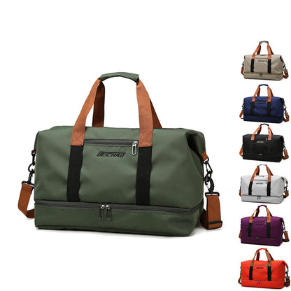 Waterproof Travel and Sports Duffel Bag Spacious Gym and Weekend Carryall