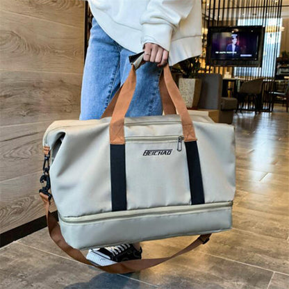 Waterproof Travel and Sports Duffel Bag Spacious Gym and Weekend Carryall