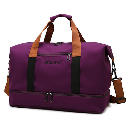 Waterproof Travel and Sports Duffel Bag Spacious Gym and Weekend Carryall