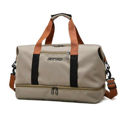Waterproof Travel and Sports Duffel Bag Spacious Gym and Weekend Carryall