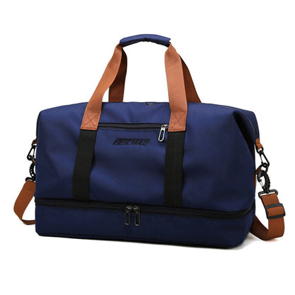 Waterproof Travel and Sports Duffel Bag Spacious Gym and Weekend Carryall