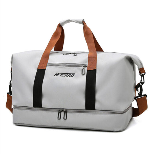 Waterproof Travel and Sports Duffel Bag Spacious Gym and Weekend Carryall