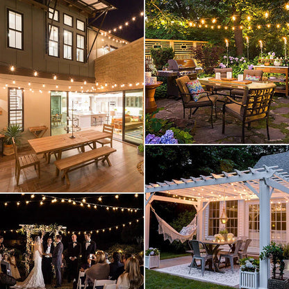 Weatherproof Outdoor LED String Lights Garden Patio Decor