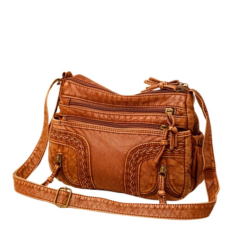 WeaveStyle Woven Shoulder Bag Elegant Lightweight Spacious Everyday Handbag