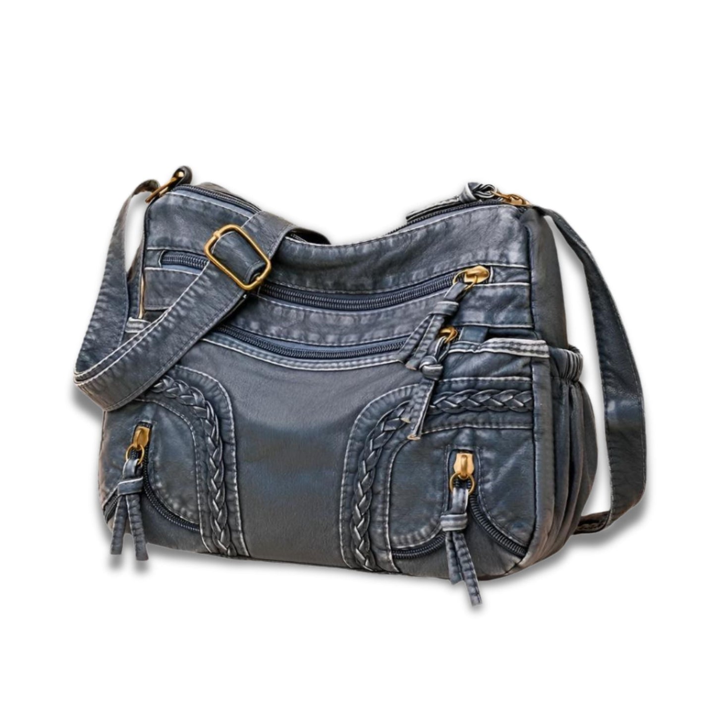 WeaveStyle Woven Shoulder Bag Elegant Lightweight Spacious Everyday Handbag