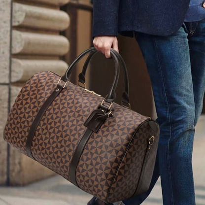 Westman Premium Leather Travel Duffle Bag Unisex