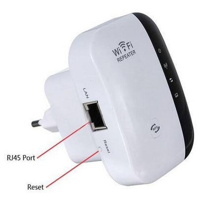 WiFi Extender Repeater with 300 Mbps Speed and Ethernet Port